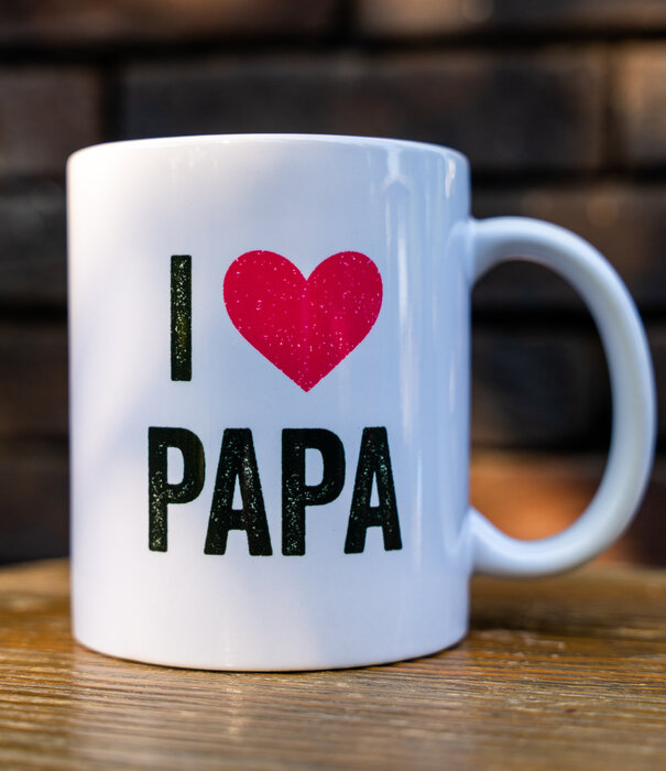 Jelly Jazz drinking cup - I love papa