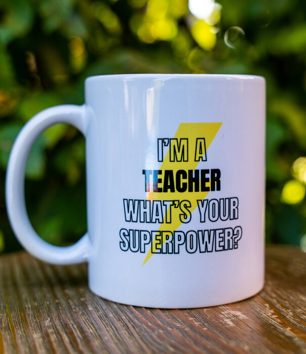 Jelly Jazz drinking cup - I'm a teacher