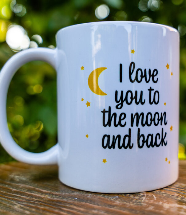 Jelly Jazz drinking cup - love you to the moon