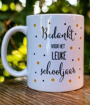 mug - bedankt voor schooljaar