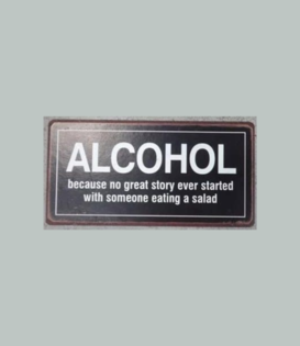 magnet - alcohol because