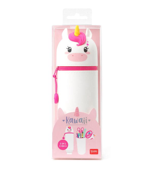 Legami pencil case - kawaii - unicorn