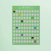 scratch poster - 100 places