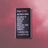 magnet - dear wine