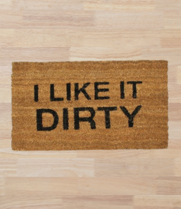 Jelly Jazz doormat - I like it dirty