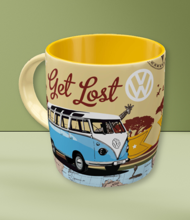 Nostalgic Art drinking cup - let's get lost