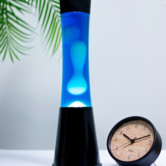 lava lamp - black base / blue lava