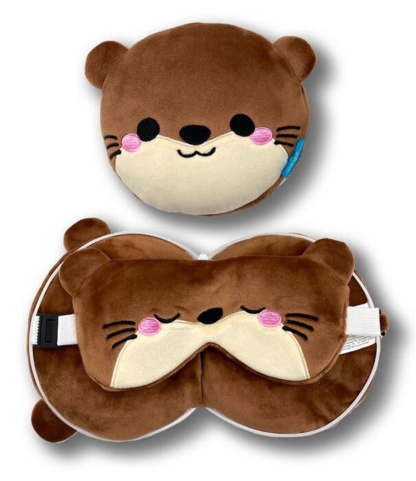 Jelly Jazz travel pillow - relaxeazzz - Henry the otter