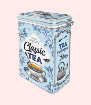 blik met clip - classic tea