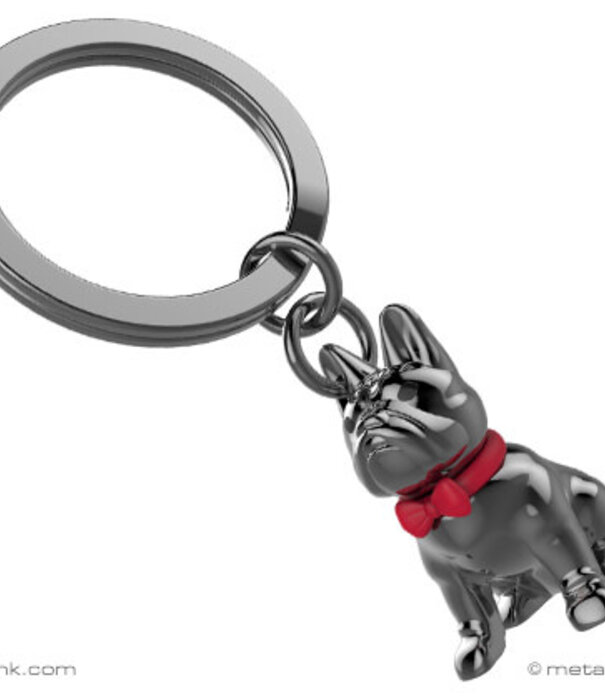 Metalmorphose keyring - bulldog