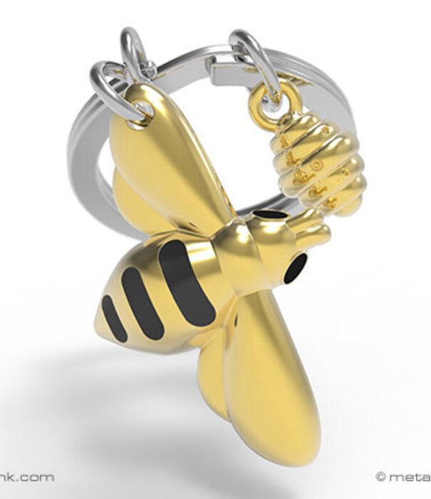 Metalmorphose keyring - honey bee