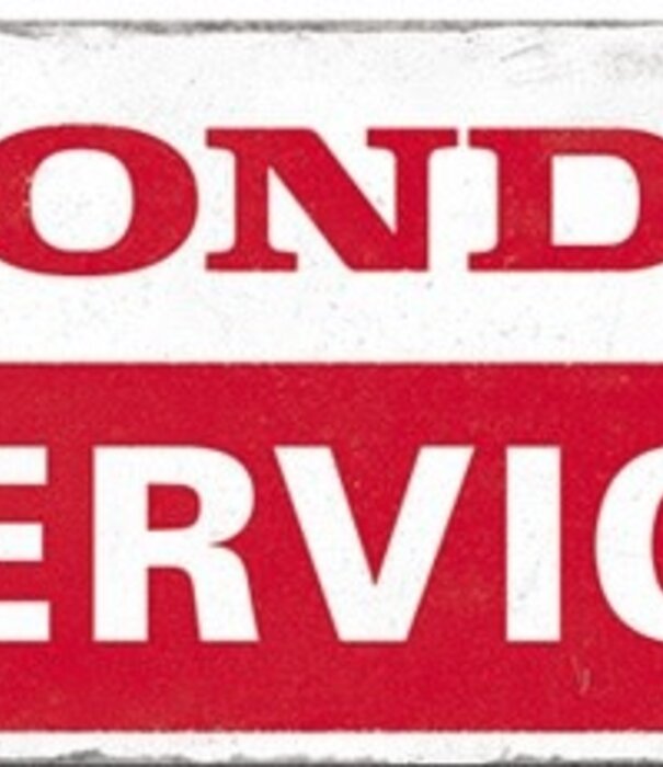 Nostalgic Art hangbordje - honda service