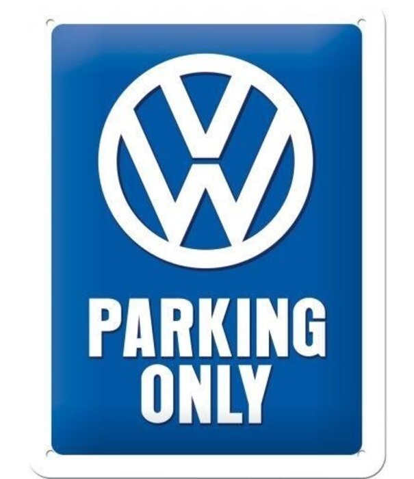 Nostalgic Art sign - 15x20 - VW parking