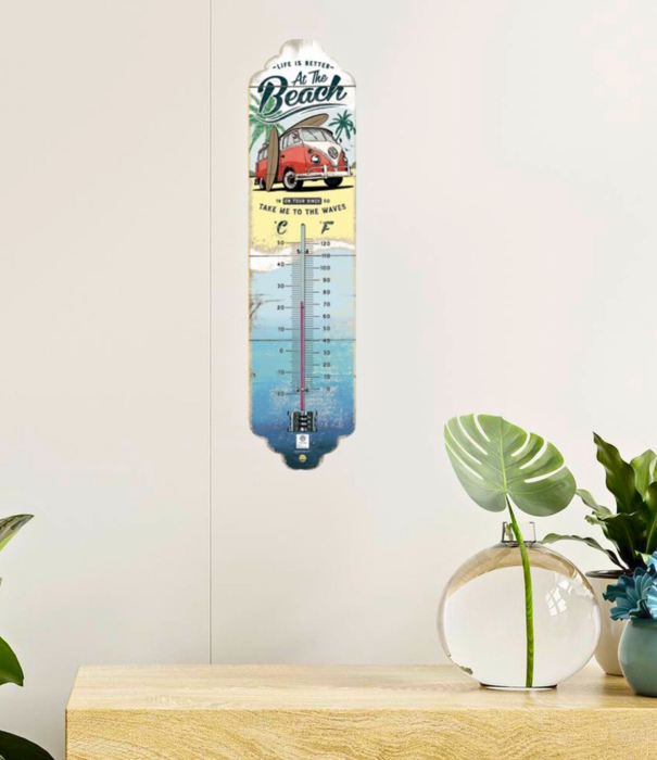 Nostalgic Art thermometer - at the beach