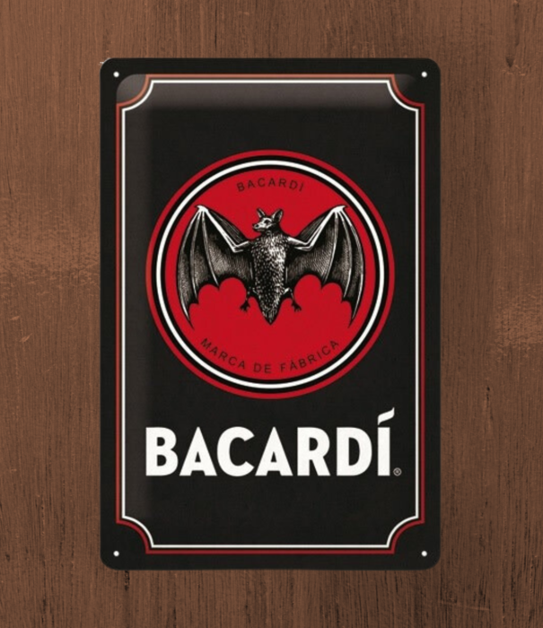 Nostalgic Art bord - 20x30 - Bacardi