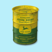 money box - oil barrel - John Deere