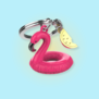 sleutelhanger - flamingo floatie