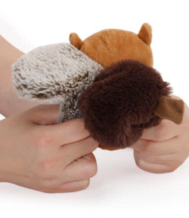 Kikkerland dog toy - 2 in 1 squirrel