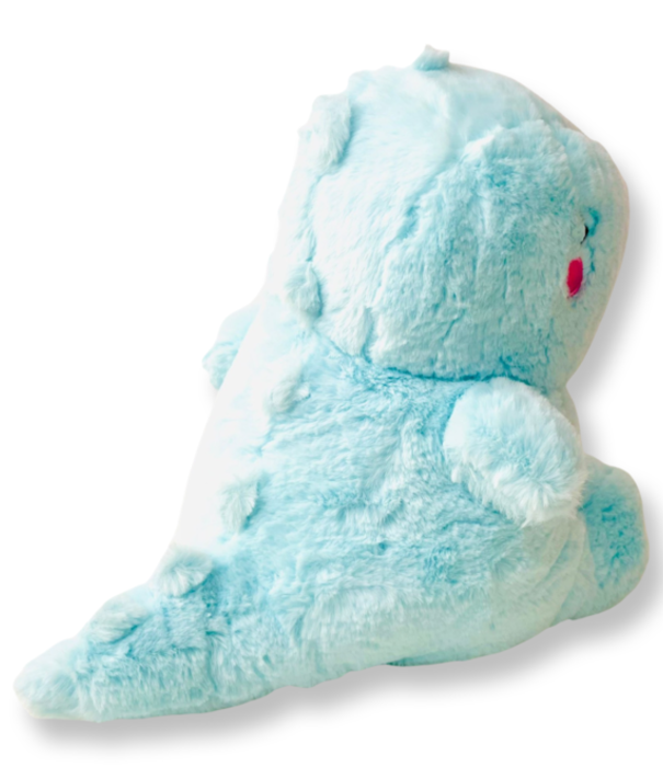 Kenji plush - fluffy dino (blue)