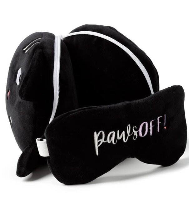 Puckator travel pillow - relaxeazzz - Feline Fine the black cat