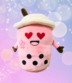 plush - Yabu Boba Man (pink)