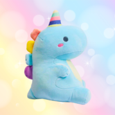 knuffel - Yabu Party Dino (blauw)