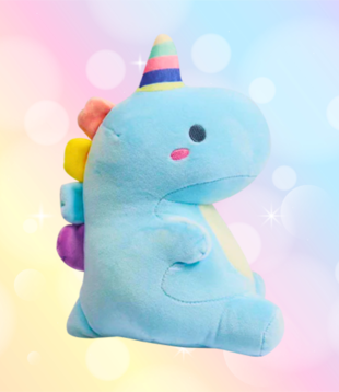 knuffel - Yabu Party Dino (blauw)