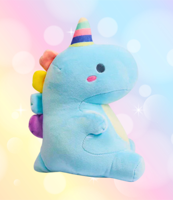 Kenji knuffel - Yabu Party Dino (blauw)