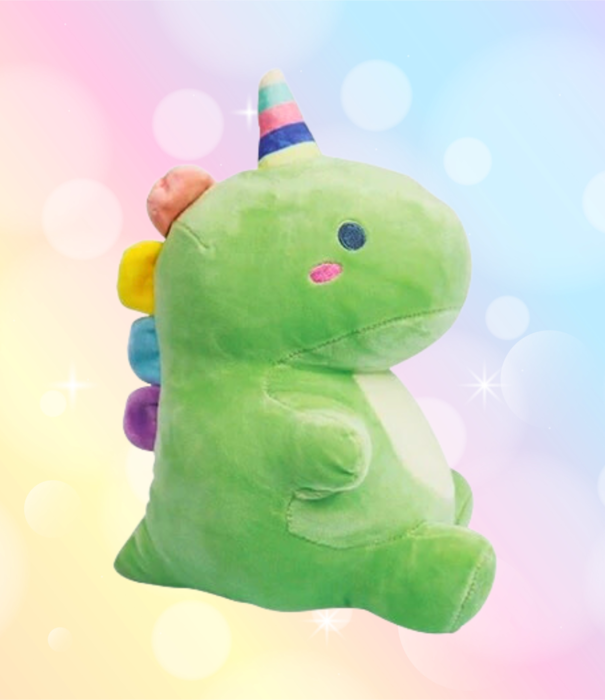 Kenji knuffel - Yabu Party Dino (groen)