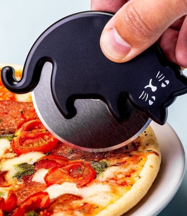 Kikkerland pizza cutter - cat