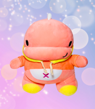 knuffel - Yabu Rex (roze)