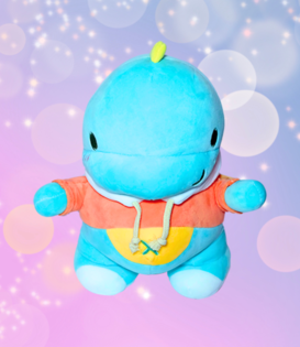 knuffel - Yabu Rex (blauw)