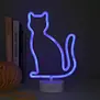 LED neon lamp - kitty