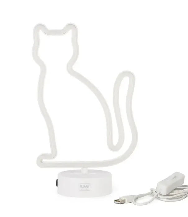 Legami LED neon lamp - kitty