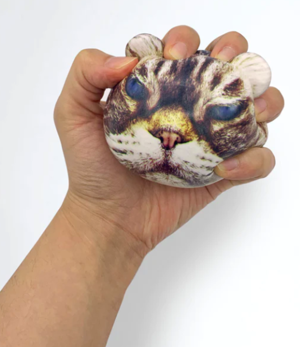 Kikkerland stress ball - cat