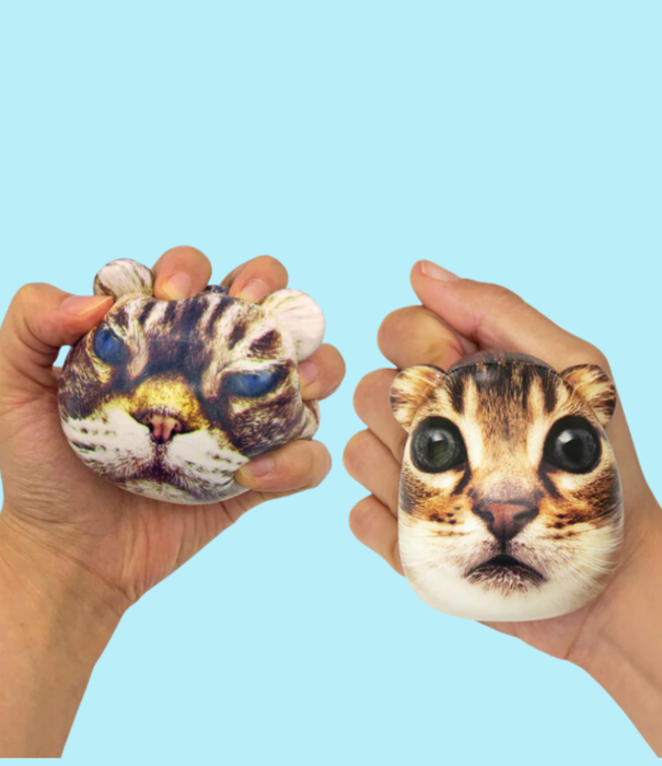 Kikkerland stress ball - cat