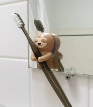 toothbrush holder - sloth