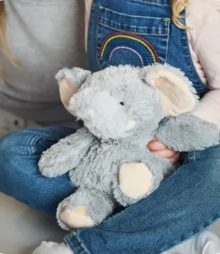 verwarmbare knuffel - warmies - olifant