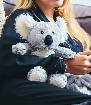 verwarmbare knuffel - warmies - koala