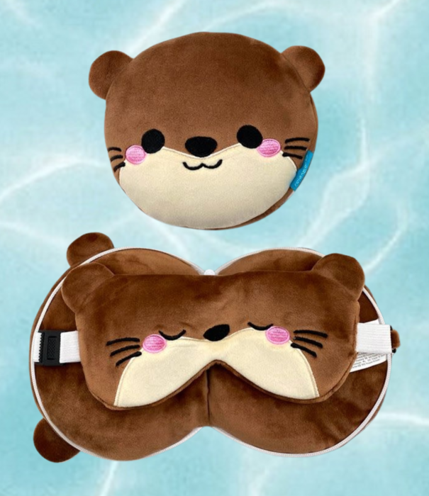 Jelly Jazz travel pillow - relaxeazzz - Henry the otter