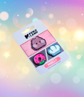 metal pins - Tiny-K Molly (set of 3)