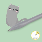 ballpoint pen with light - kitty