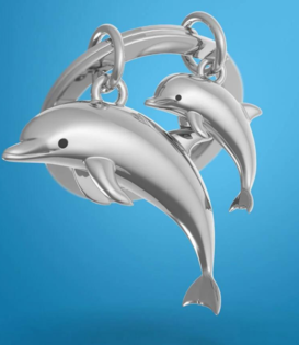 sleutelhanger - dolfijnen