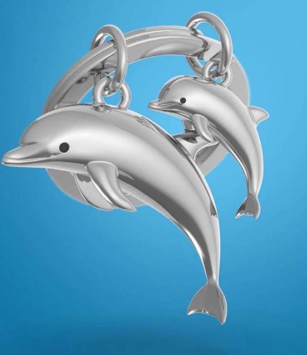 Jelly Jazz keyring - dolphin family