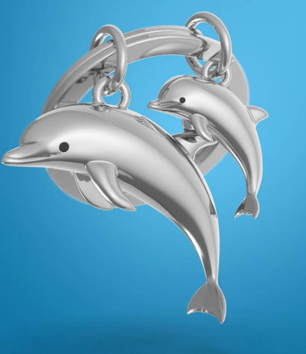 Jelly Jazz sleutelhanger - dolfijnen