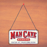 hanging sign - man cave