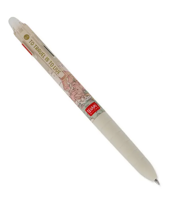 Legami 3-colour erasable gel pen - travel