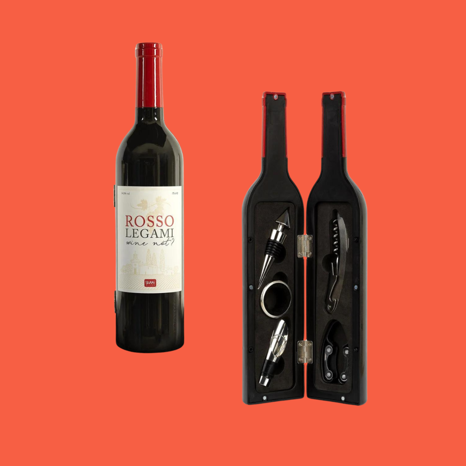 Wine Set - Large - Rosso Legami 