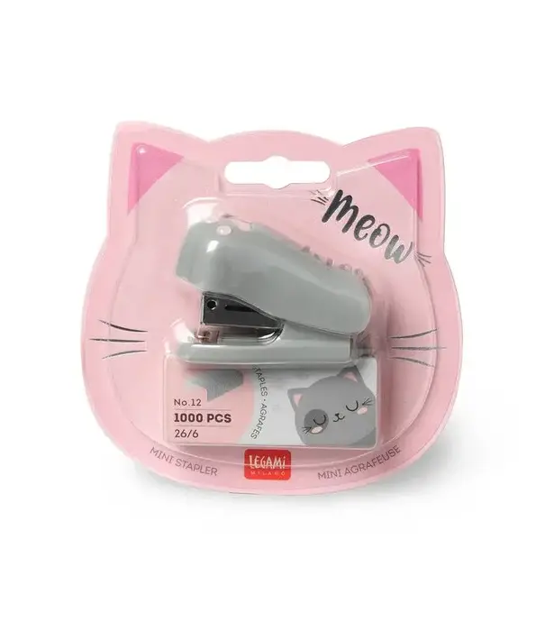 Jelly Jazz mini stapler - meow