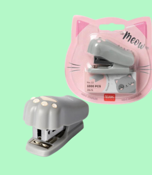 mini stapler - meow